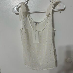 NWT Lucy Paris embroidered tank top